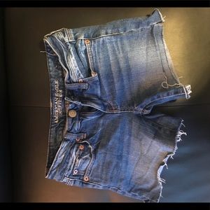 Denim shorts